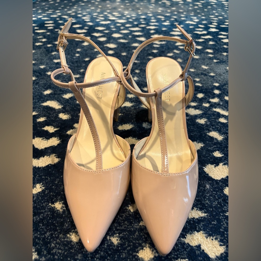 Nine West Nude Pink Pointed Heels